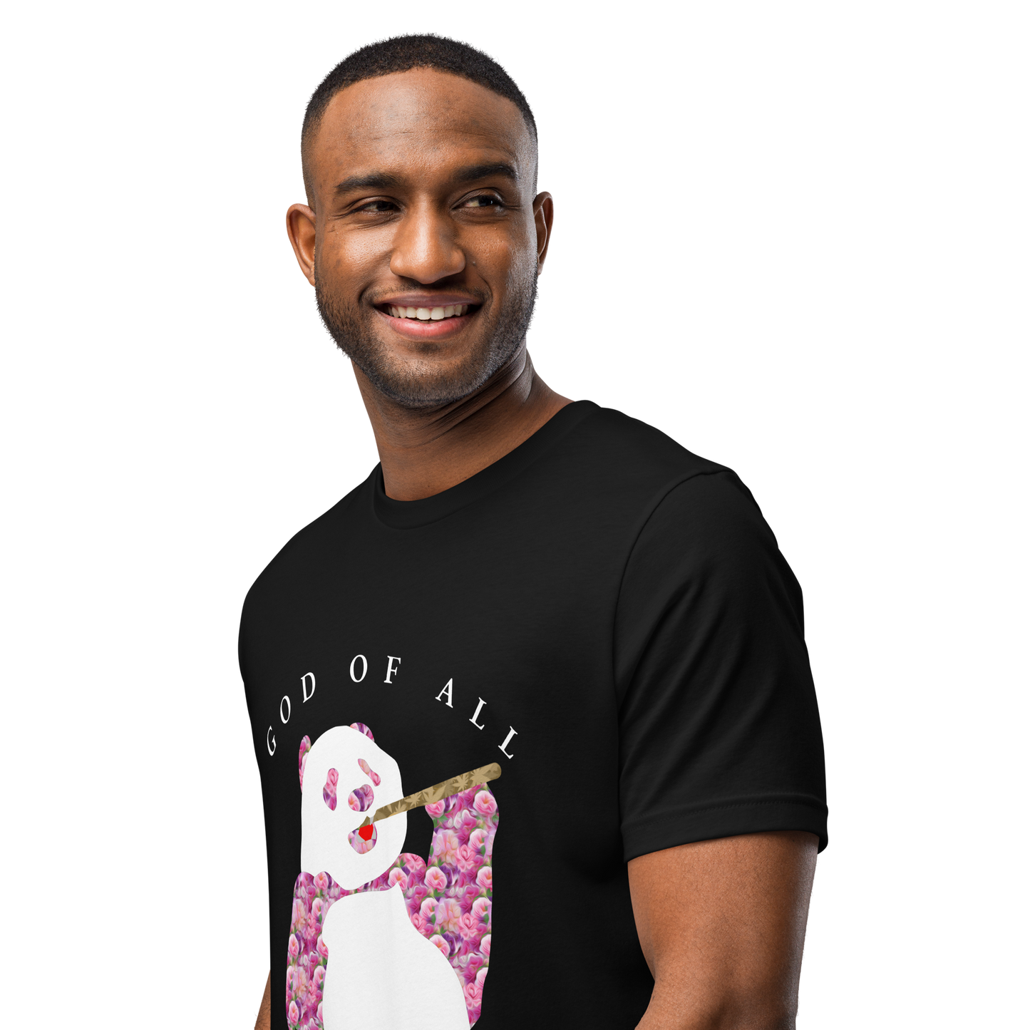 God of all Pandas Unisex t-shirt Black FW2024