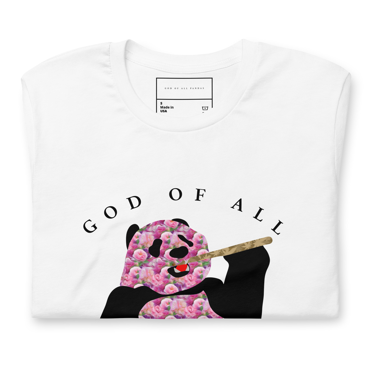 God of all Pandas Unisex t-shirt White SW2024